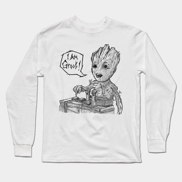 I am Groot ! Long Sleeve T-Shirt by SimonPdv